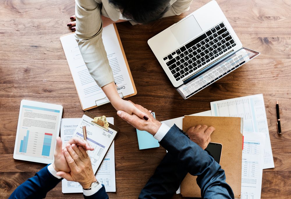Réunion de travail en entreprise